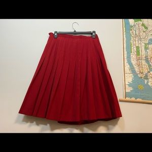 Pleated tennis skirt